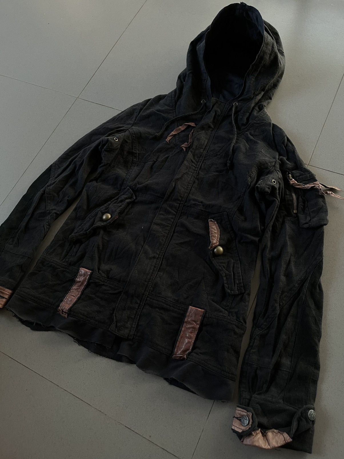 14th Addiction JAPANESE BRAND BONO LEATHER GOTHIC PUNK BONDAGE GOA STYLE Size US S / EU 44-46 / 1 - 4 Thumbnail