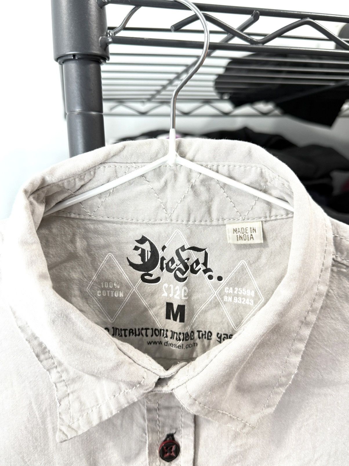 Diesel Y2K Vintage Diesel Buttons Up Shirt Tee Archive Hype Size US M / EU 48-50 / 2 - 6 Thumbnail