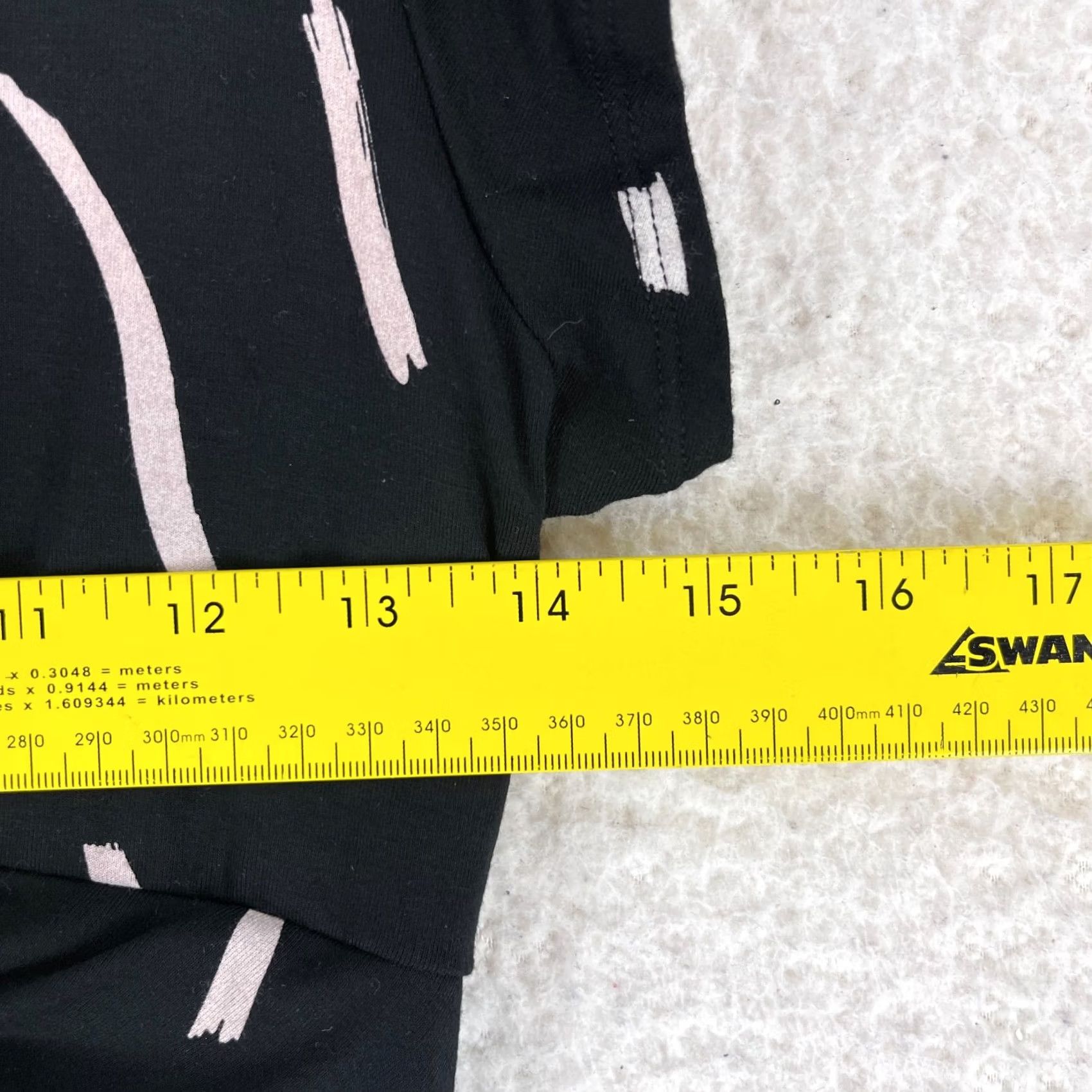 Loft LOFT Black Short Cap Sleeve Front Knot V-Neck Knee Length Dress XS Womens Size XS / US 0-2 / IT 36-38 - 7 Thumbnail