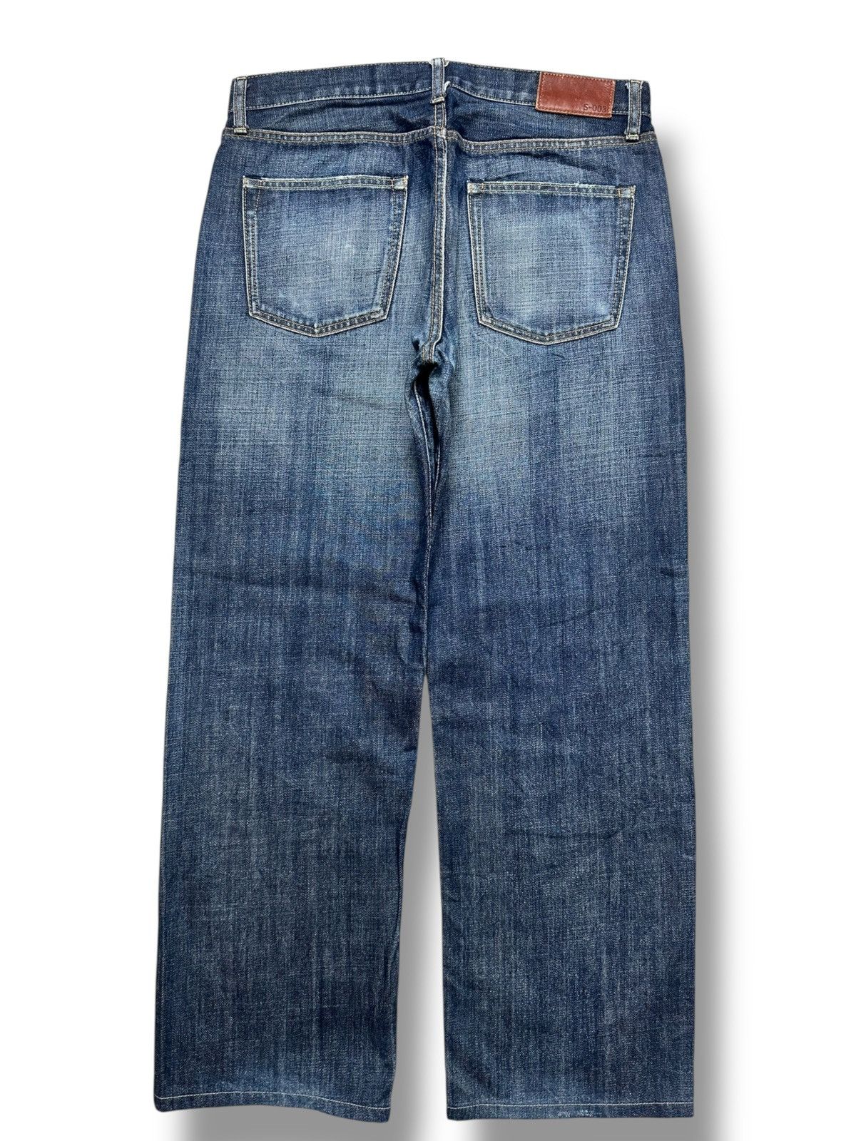 Uniqlo Uniqlo Relaxed Fit Straight Japan Jeans Faded Wash Size US 34 / EU 50 - 3 Thumbnail