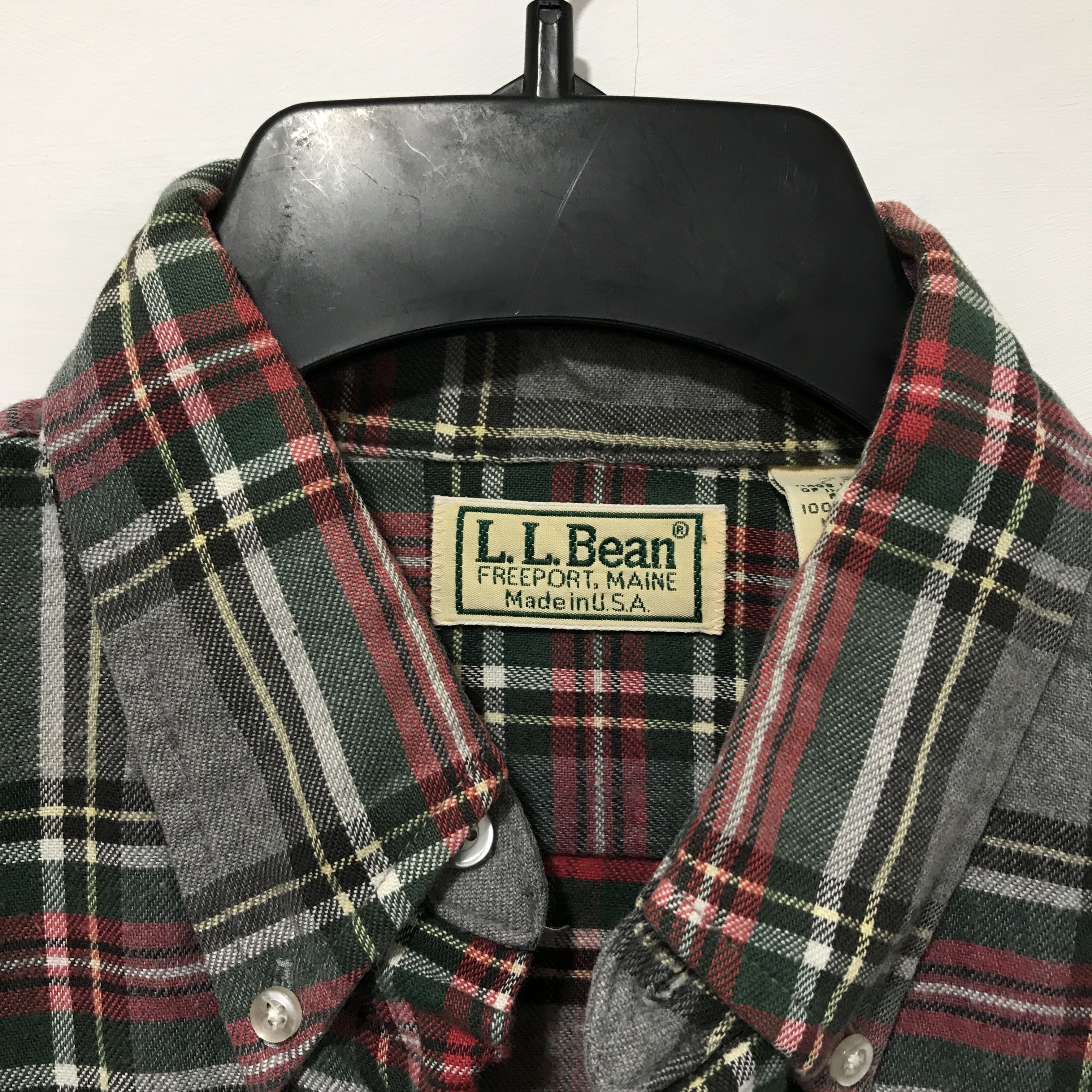 L.L. Bean VTG L.L.BEAN FLANELL SHIRT Size US M / EU 48-50 / 2 - 2 Thumbnail