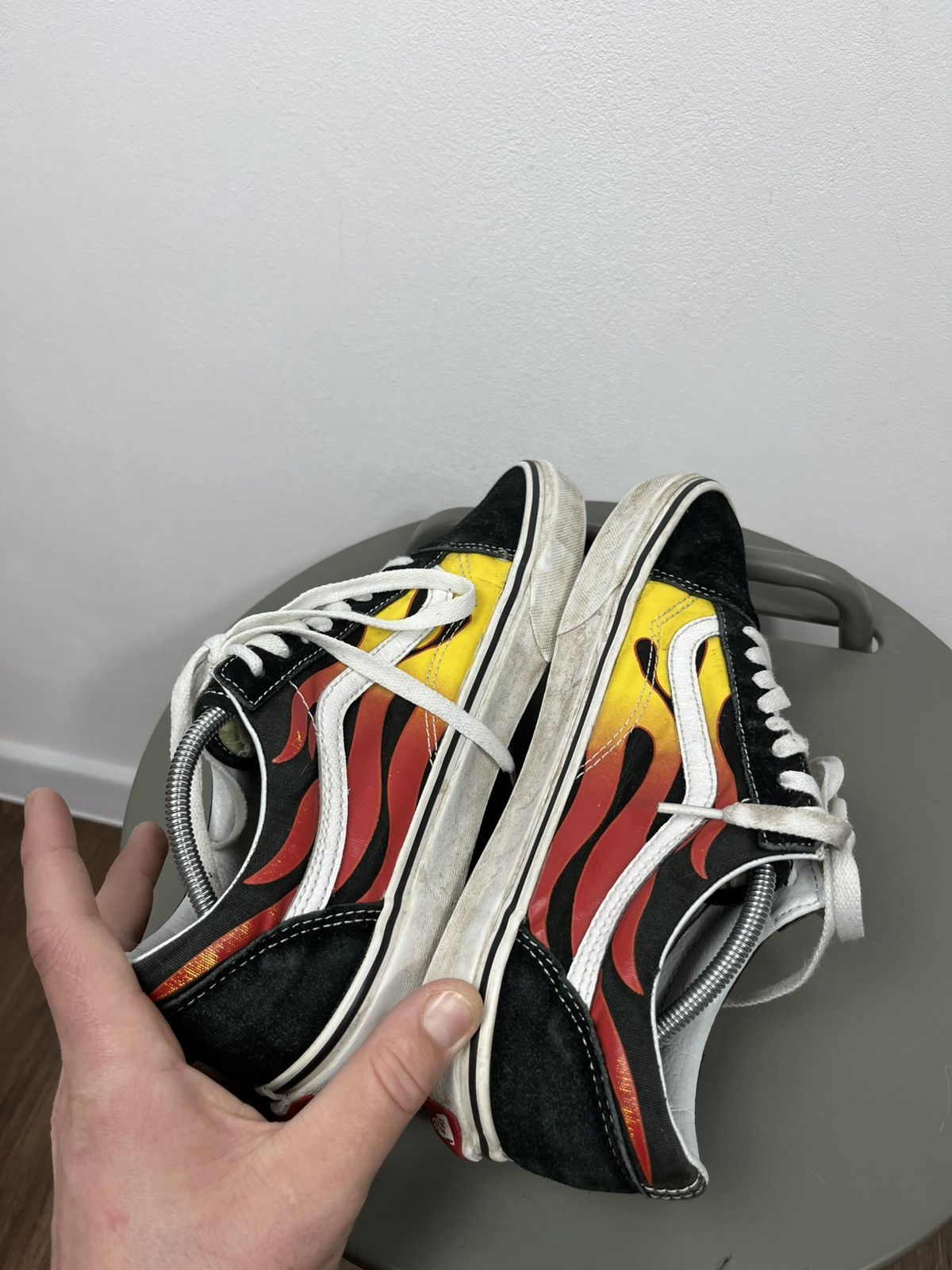 Vans Vans Old Skool Flame Black Yellow Red EU 42 Size US 9 / EU 42 - 8 Thumbnail