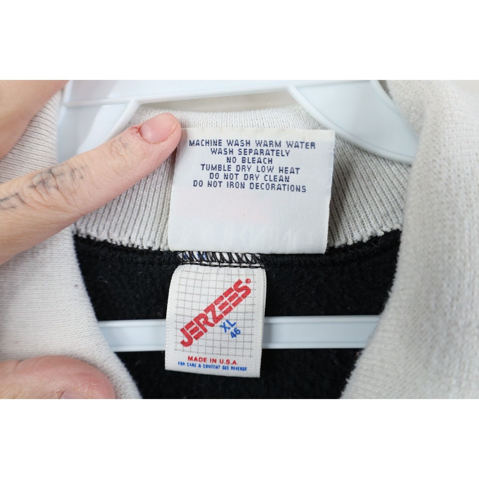 Vintage Vintage 90s Streetwear Faded Christmas Collared Sweatshirt Size XL / US 12-14 / IT 48-50 - 10 Thumbnail