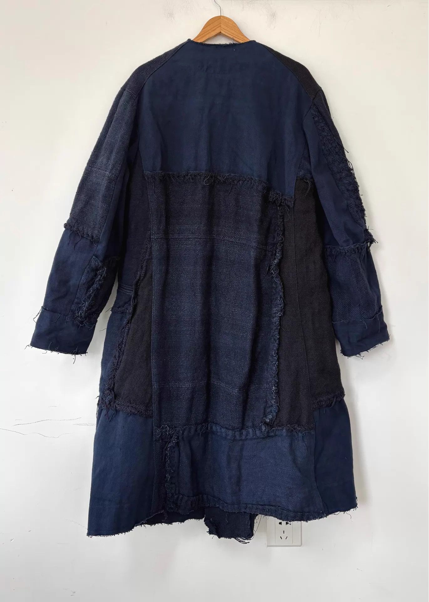 By Walid By Walid Men's Nomadic Colorblocked Linen Long Jacket Size US L / EU 52-54 / 3 - 2 Thumbnail