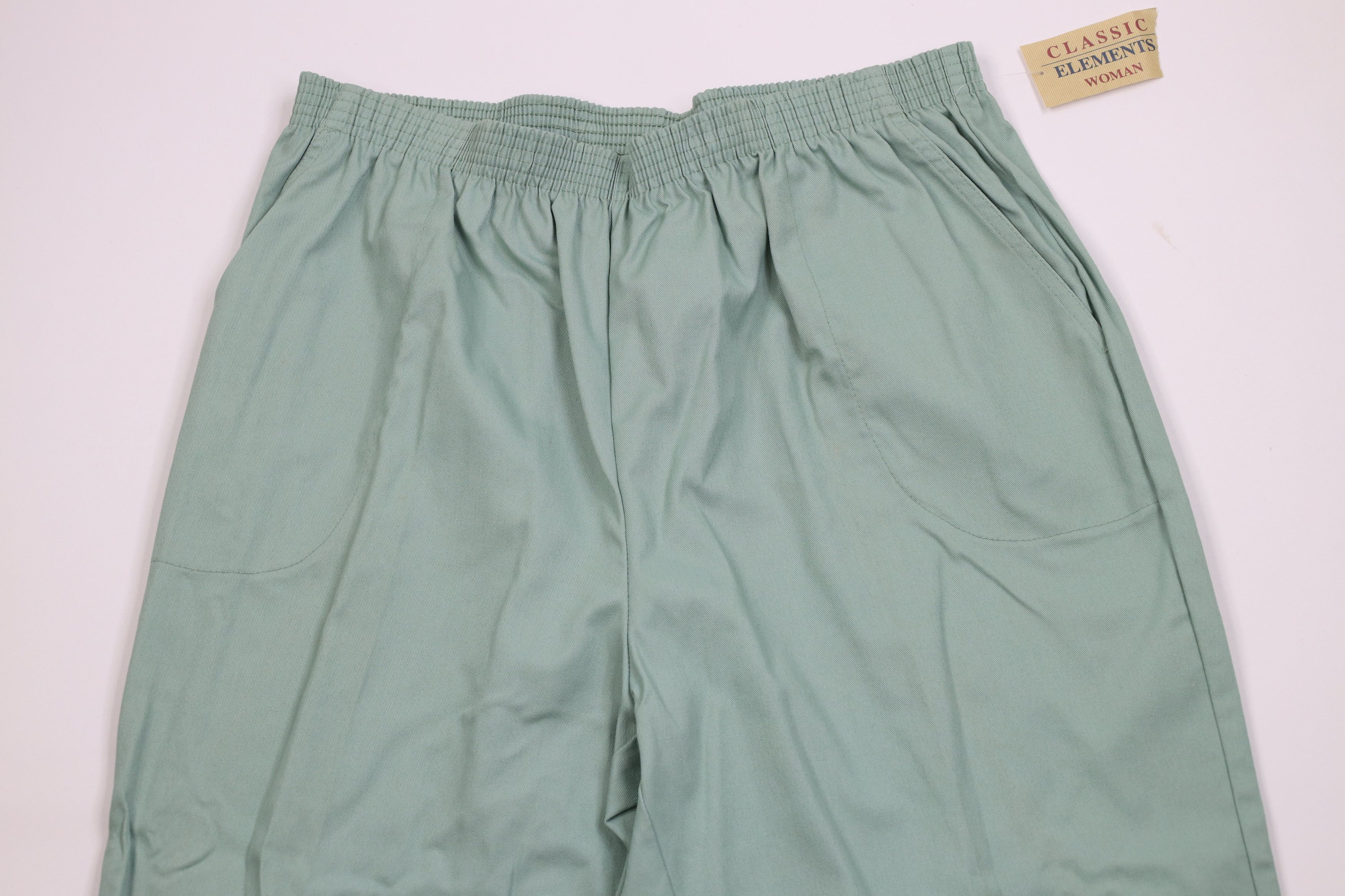 Vintage Deadstock Vintage 90s Streetwear Fit Tapered Leg Pants Green Size 40" / US 18 - 2 Thumbnail