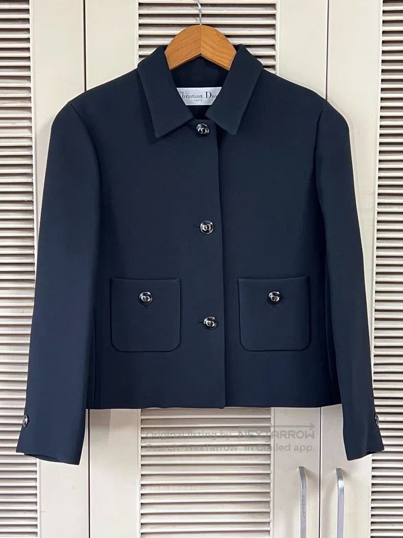 Dior Dior Black short coat Size XS / US 0-2 / IT 36-38 - 1 Thumbnail