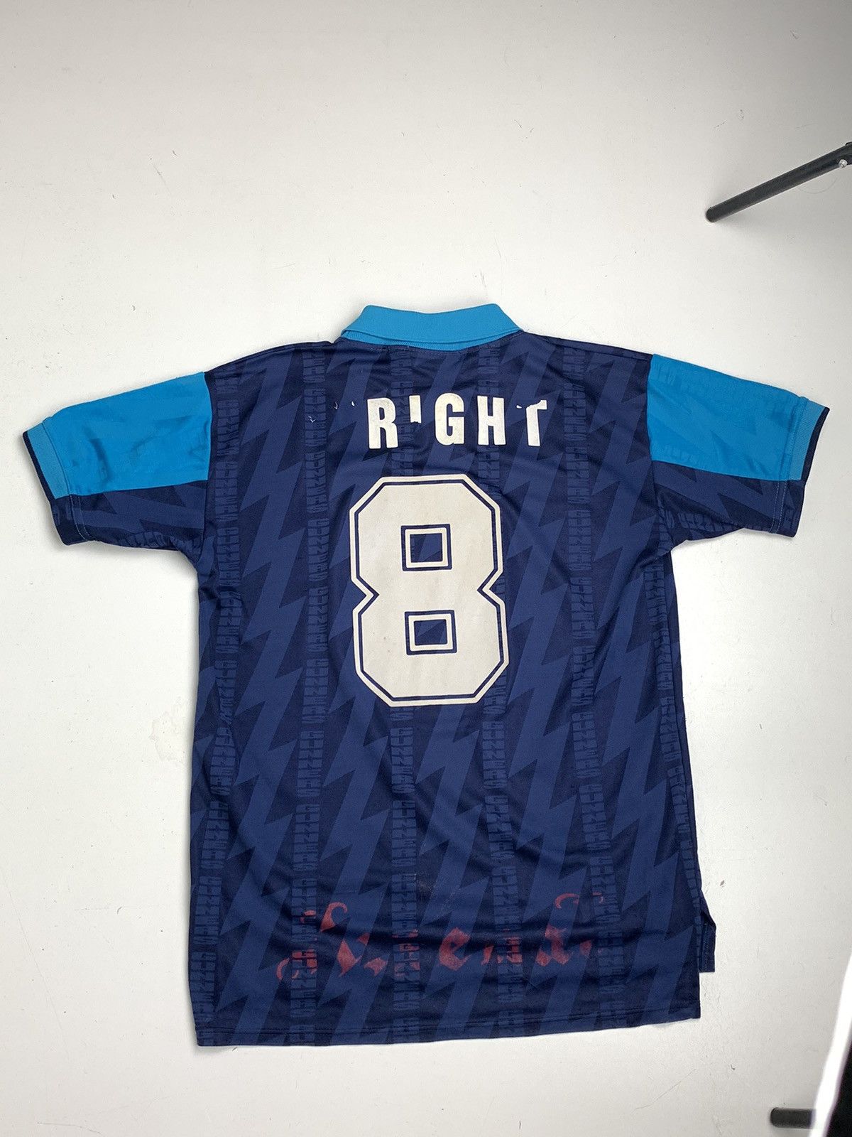 Nike Premier Arsenal 8 IAN Wright Vintage Soccer Jersey 95s
