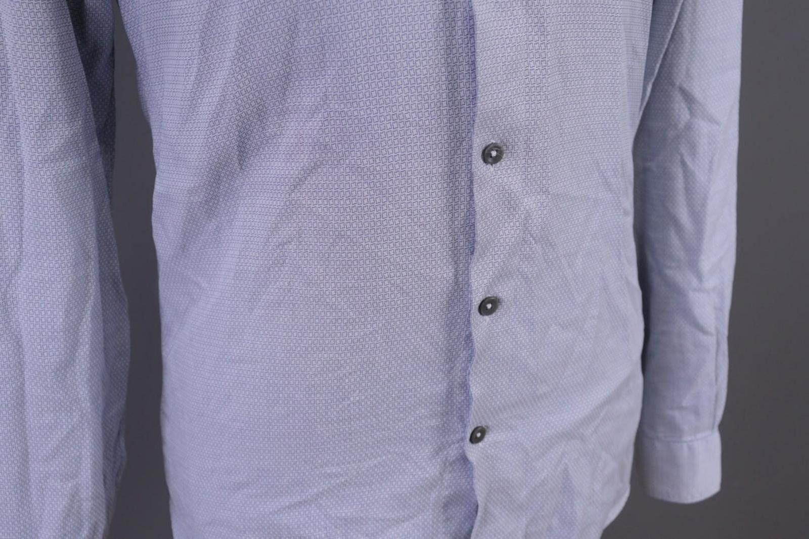Ermenegildo Zegna Zegna Multicolor Geometric Slim Fit Casual Button Down Shirt Size US M / EU 48-50 / 2 - 7 Thumbnail