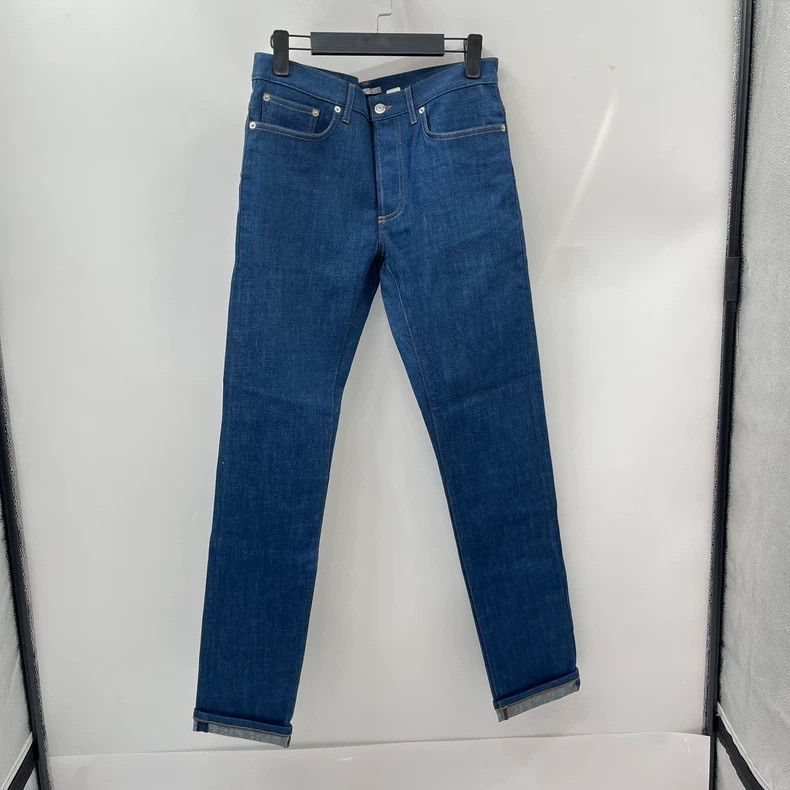 Dior Dior The latest blue trouser leg lining old flower full pri Size US 29 - 1 Thumbnail