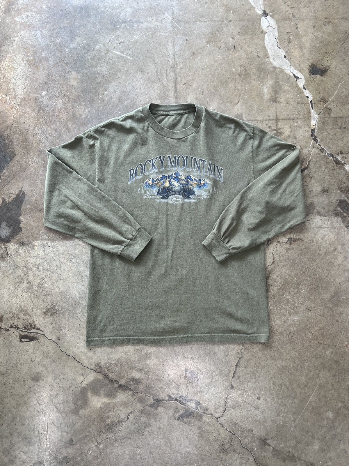Vintage Vintage Rocky Mountains National Park Long Sleeve Large Size US L / EU 52-54 / 3 - 2 Thumbnail