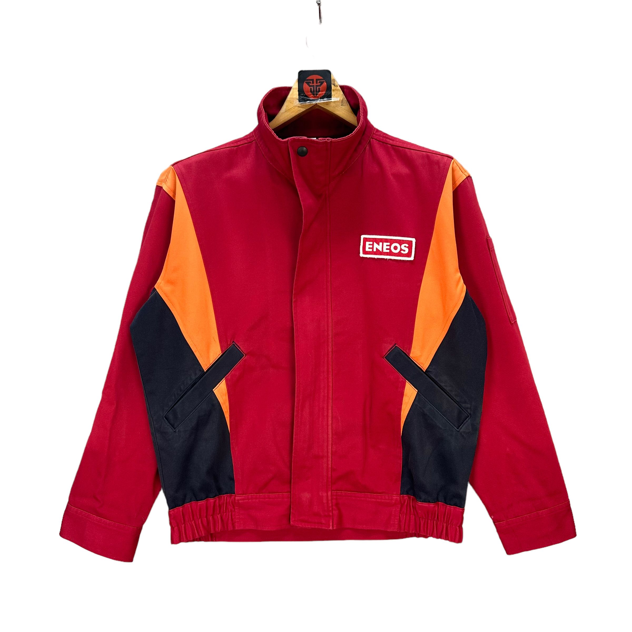 image of Racing x Sports Specialties Vintage Eneos Big Logo Uniform Jacket 7674-163 in Red (Size Medium)