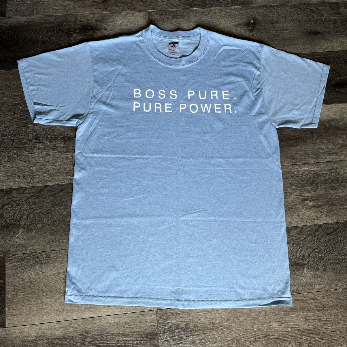 Hugo Boss × Vintage New Vintage 2008 Hugo Boss Pure Power Fragrance Parfum Tee Size US L / EU 52-54 / 3 - 1 Thumbnail
