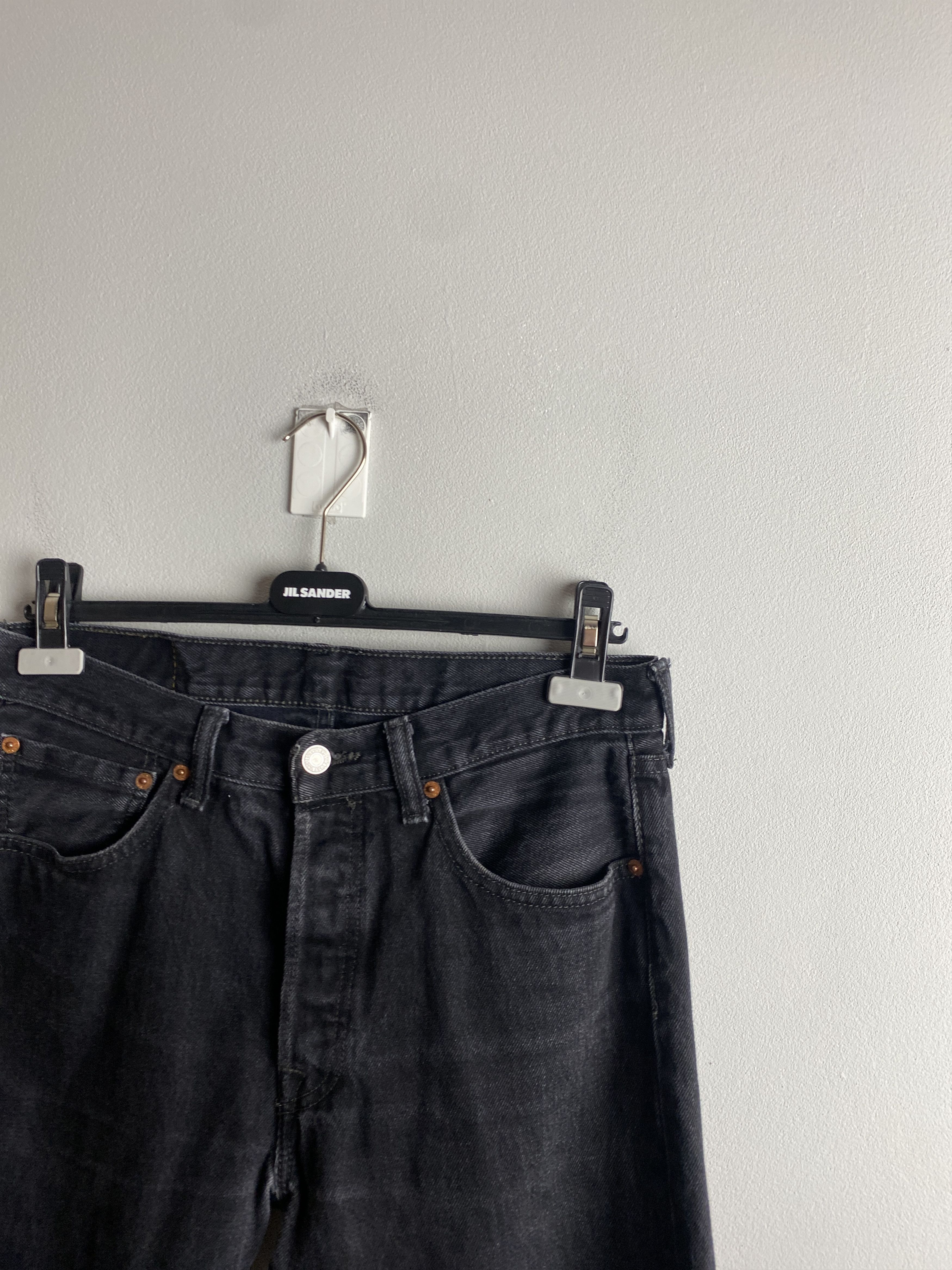 Levi's Levi's 501 black denim jeans pants casual Size US 32 / EU 48 - 3 Thumbnail