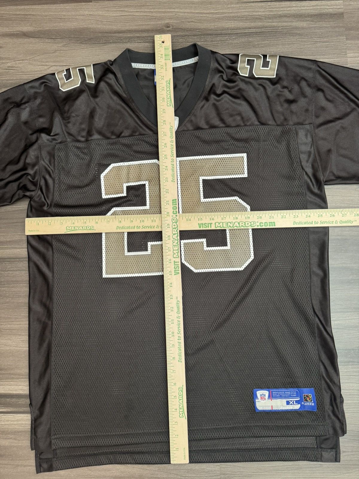 Reebok New Orleans Saints REGGIE BUSH #25 NFL Equipment Home Jersey Size US XL / EU 56 / 4 - 7 Thumbnail