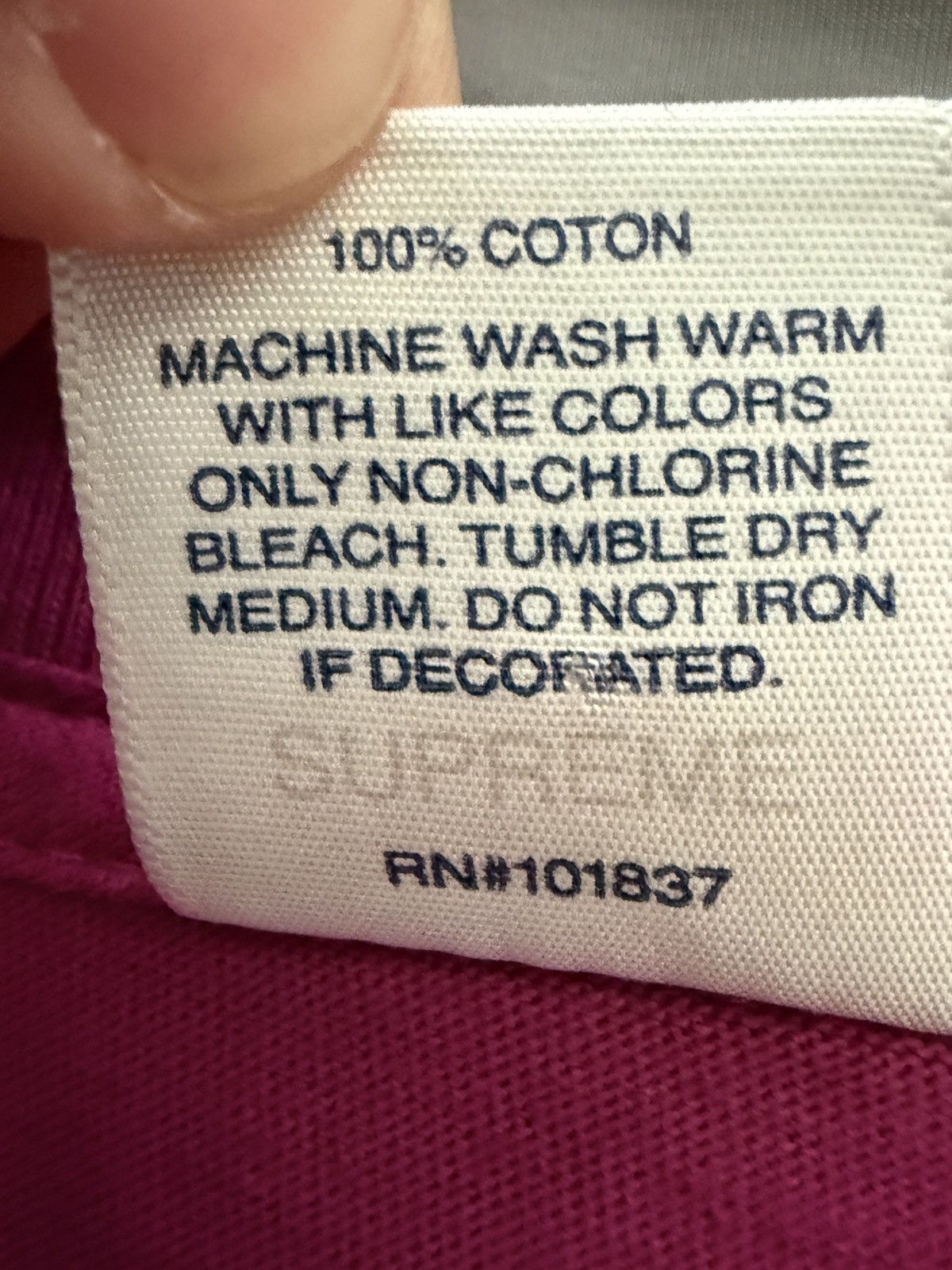 Supreme Supreme T-Shirt Laugh Now Magenta Size US M / EU 48-50 / 2 - 4 Thumbnail