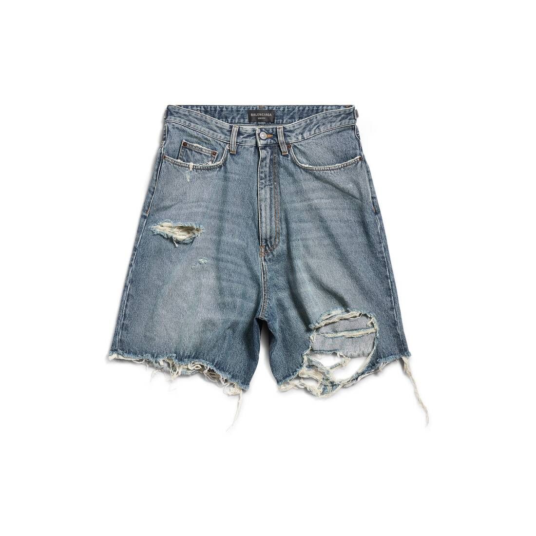 Balenciaga Skater Shorts in blue light denim Size US 34 / EU 50 - 1 Thumbnail