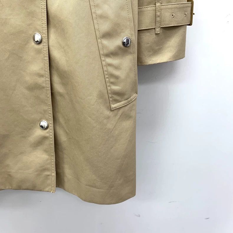 Burberry Burberry Burberry Brown Cotton Long Sleeve Trench Coat-250 Size S / US 4 / IT 40 - 4 Thumbnail