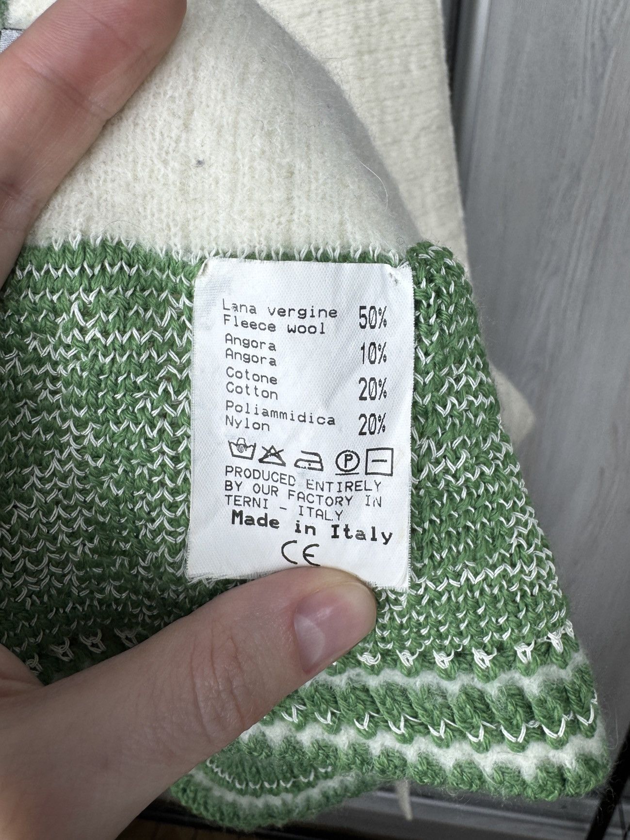 Marithe + Francois Girbaud Marithe + Francois Girbaud big logo wool angora big scarf Size ONE SIZE - 7 Thumbnail