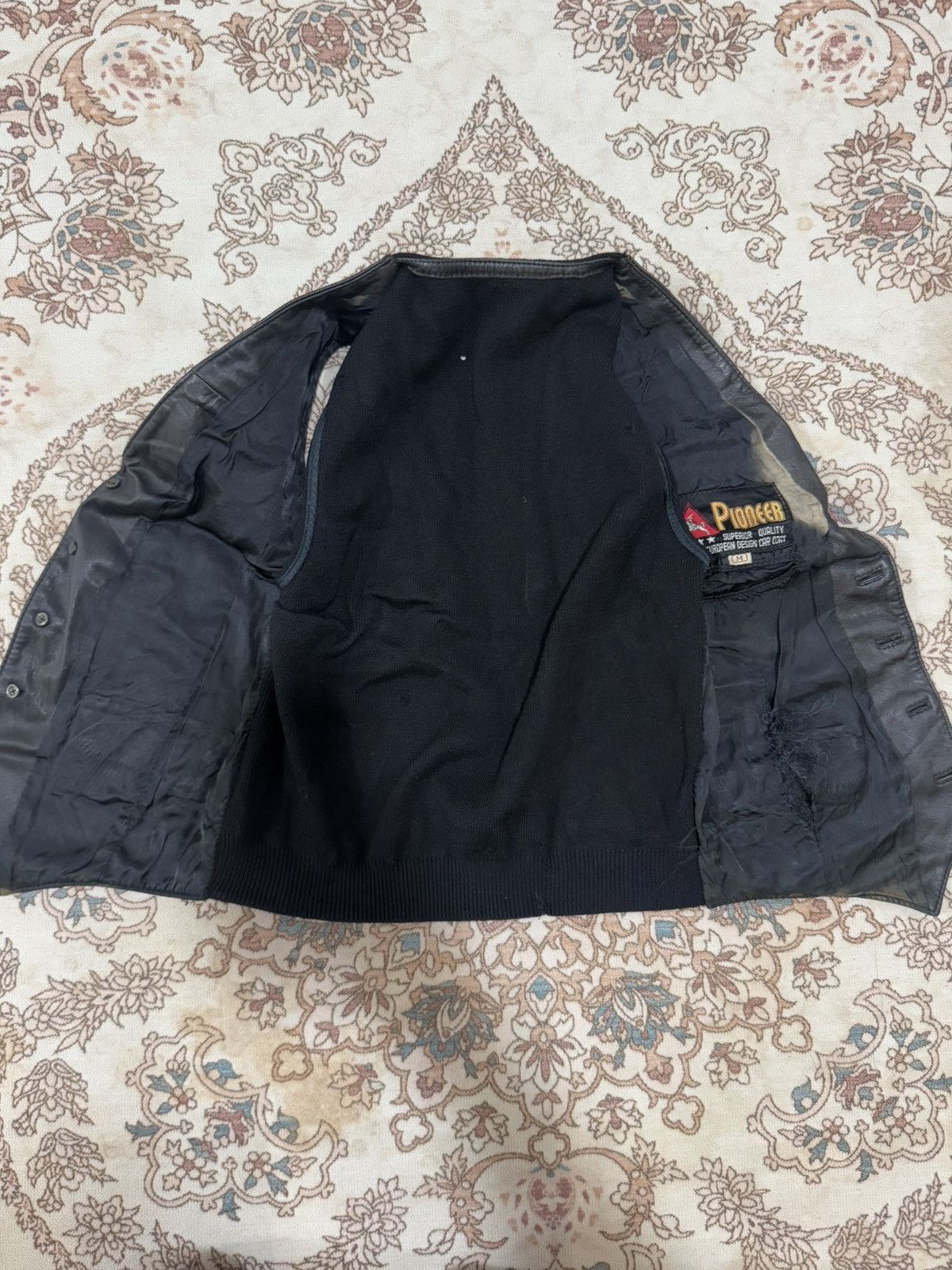Vintage Pioneer Leather Vest