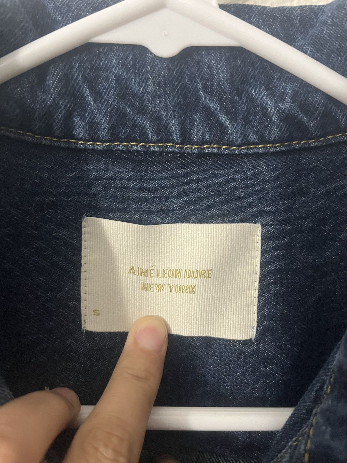 Aime Leon Dore Aime Leon Dore Denim Trucker Jacket Wash Blue Small ALD Size US S / EU 44-46 / 1 - 4 Thumbnail