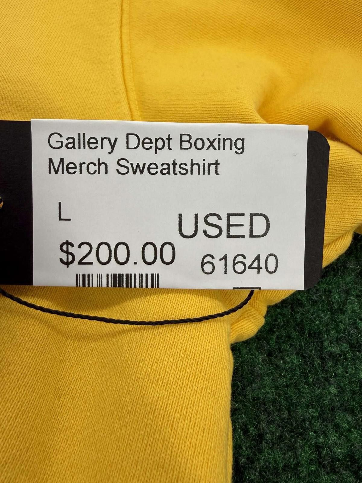 Gallery Dept. Gallery Dept Boxing Merch Sweatshirt L Size US L / EU 52-54 / 3 - 6 Thumbnail
