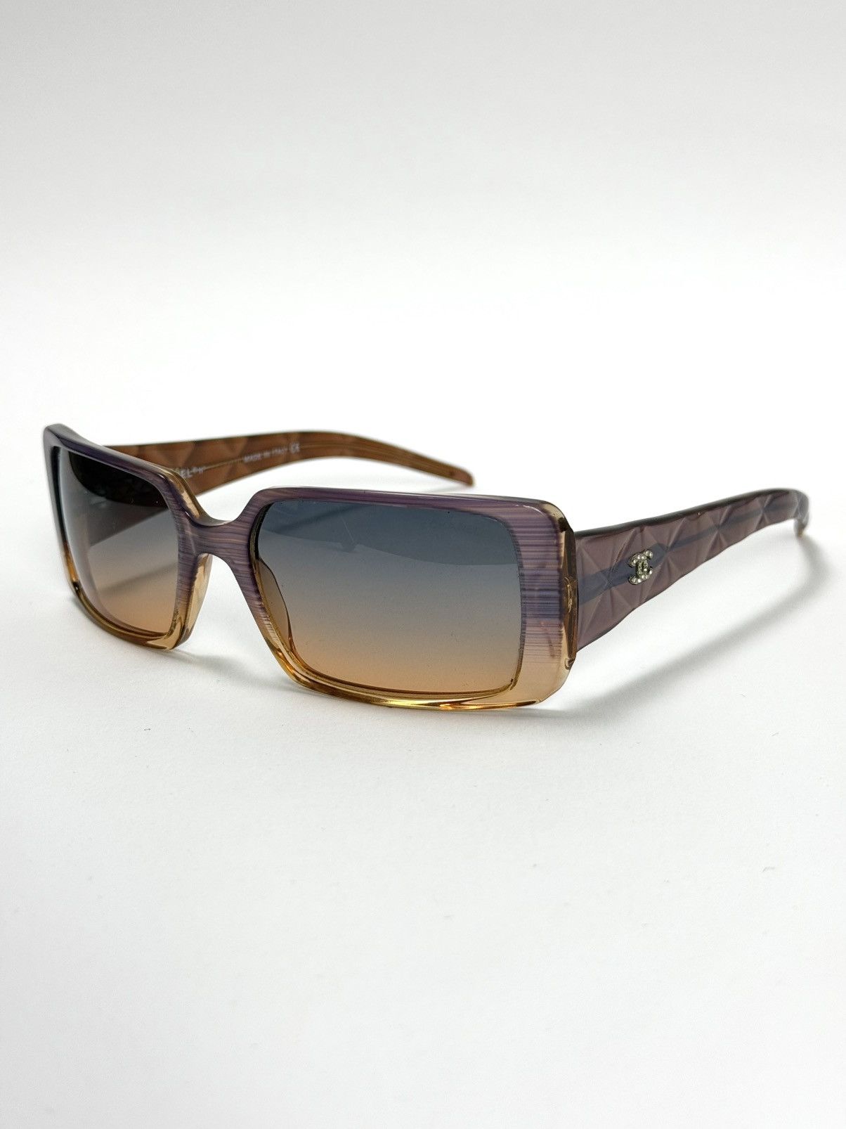 Chanel VINTAGE CHANEL SQUARE SUNGLASSES WITH LOGO Size ONE SIZE - 1 Thumbnail