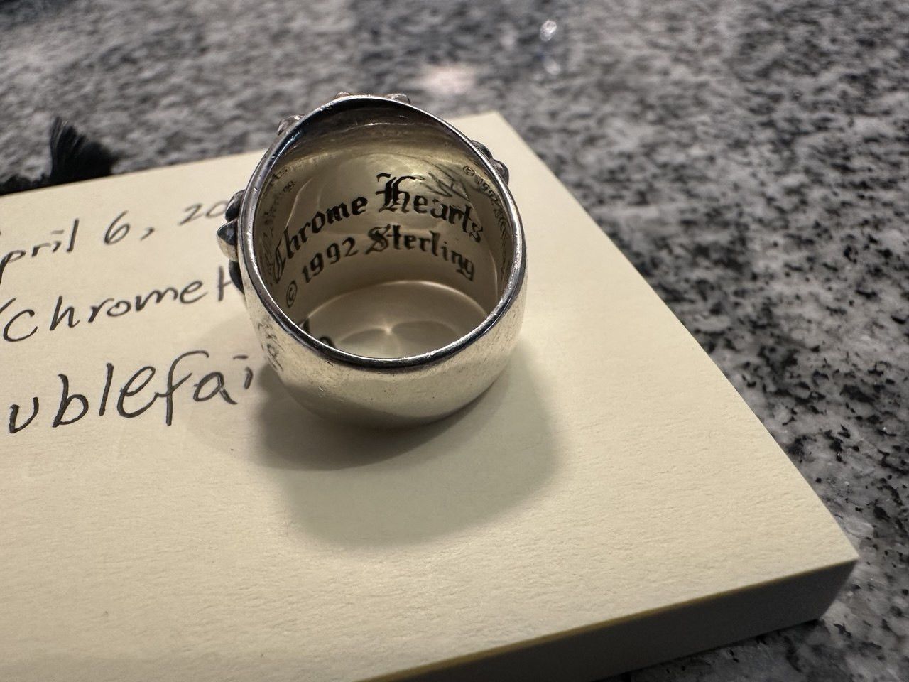 Chrome Hearts Keeper Ring Size ONE SIZE - 2 Thumbnail
