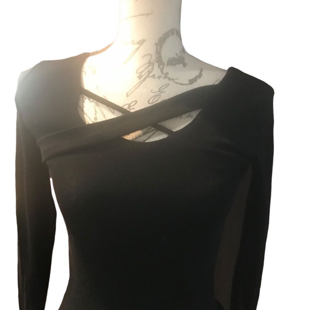 Other Ruee Black long sleeve knit blouse size extra small Size S / US 4 / IT 40 - 9 Thumbnail