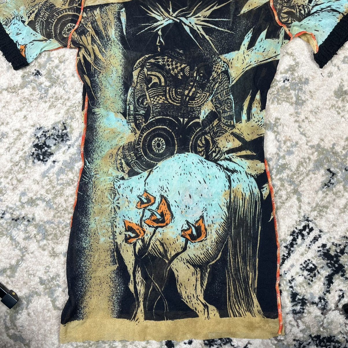 Jean Paul Gaultier Vintage 2001 Avant Garde Archive Tattoo Jean Paul Gaultier Size M / US 6-8 / IT 42-44 - 3 Thumbnail