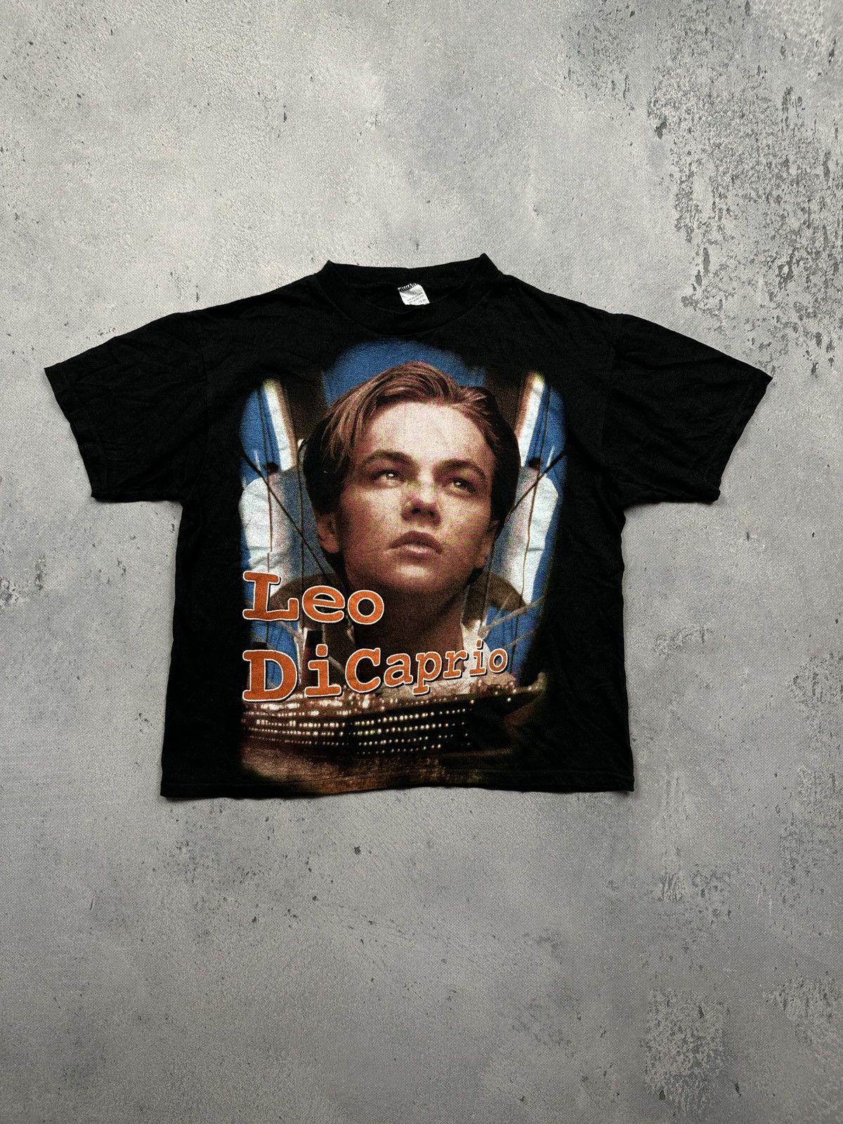 Vintage Vintage 90s Leonardo Dicaprio Leo Archiv Movie Tee Rare Hype Size S / US 4 / IT 40 - 1 Thumbnail