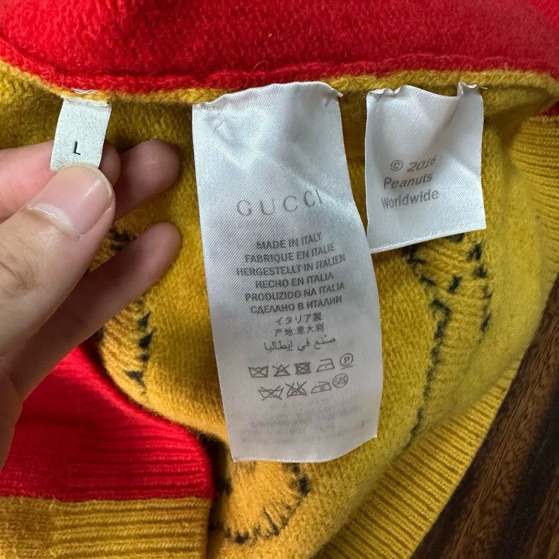 Gucci Gucci Snoopy long-sleeved sweater limited knitwear 2502-Nex Size US L / EU 52-54 / 3 - 5 Thumbnail