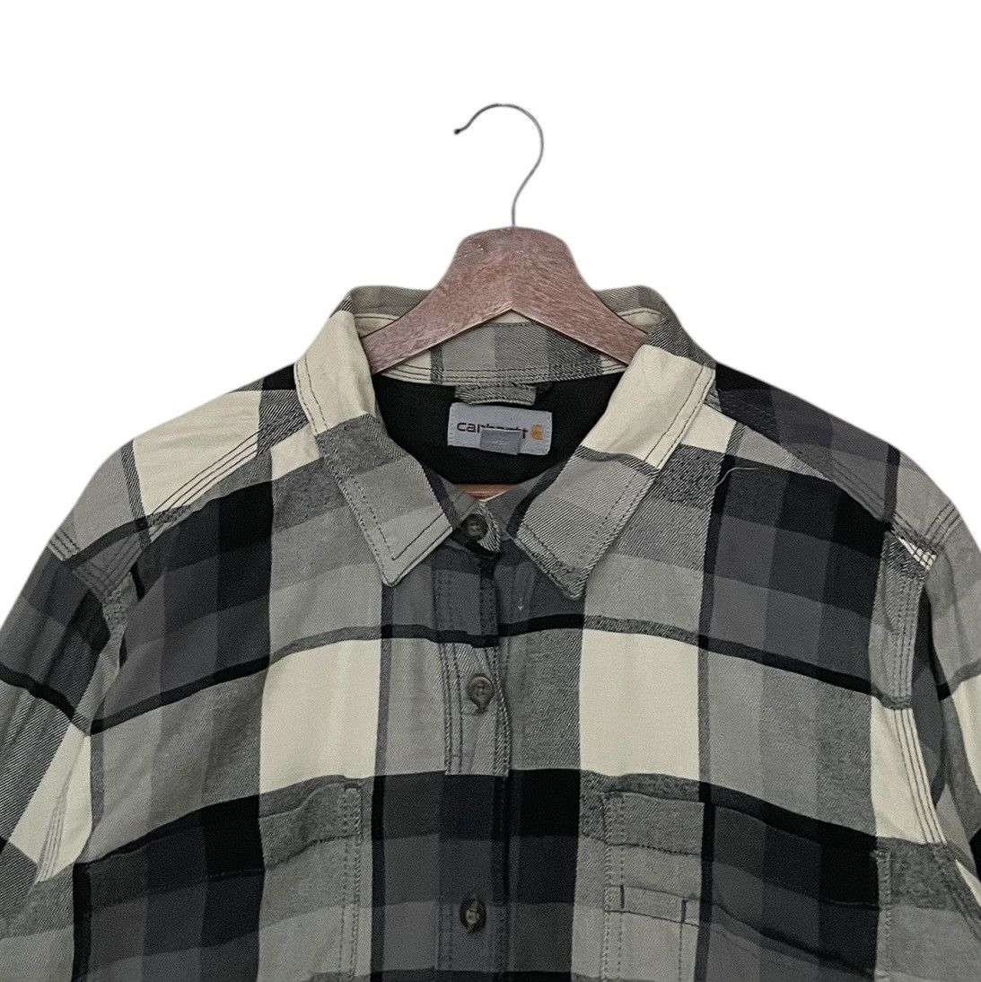 Carhartt Vintage Brand Carhartt Checkered Baggy Shirt 2000s Size US XL / EU 56 / 4 - 7 Thumbnail