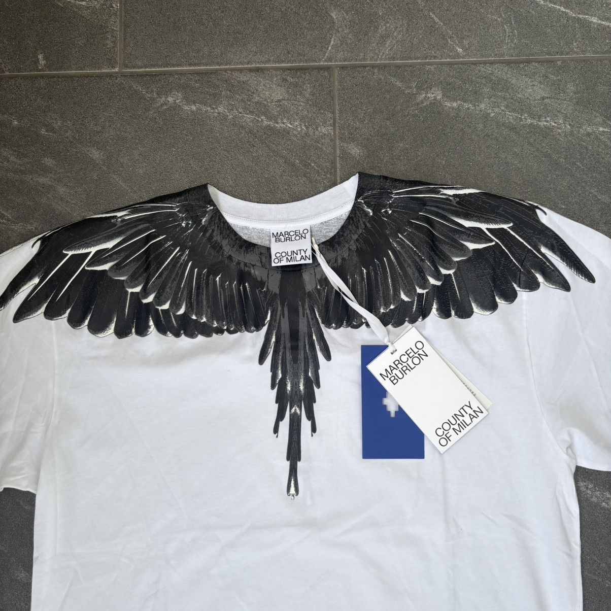 Marcelo Burlon Marcelo Burlon County of Milan Icon Wings basic t-shirt Size US M / EU 48-50 / 2 - 3 Thumbnail