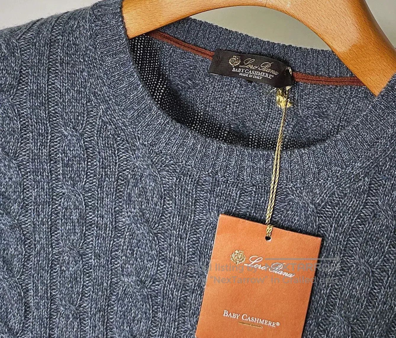 Loro Piana Loro Piana Baby Cashmere Cable Knit Sweater. Size US L / EU 52-54 / 3 - 2 Thumbnail