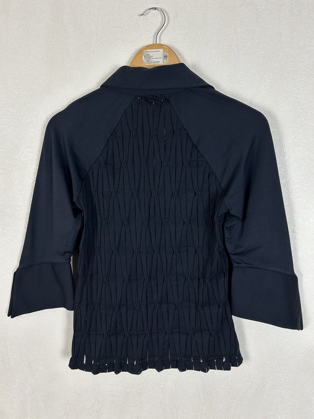 Designer Anne Fontaine Black Blouse Shirt Size 3 / M Luxury Size M / US 6-8 / IT 42-44 - 6 Thumbnail