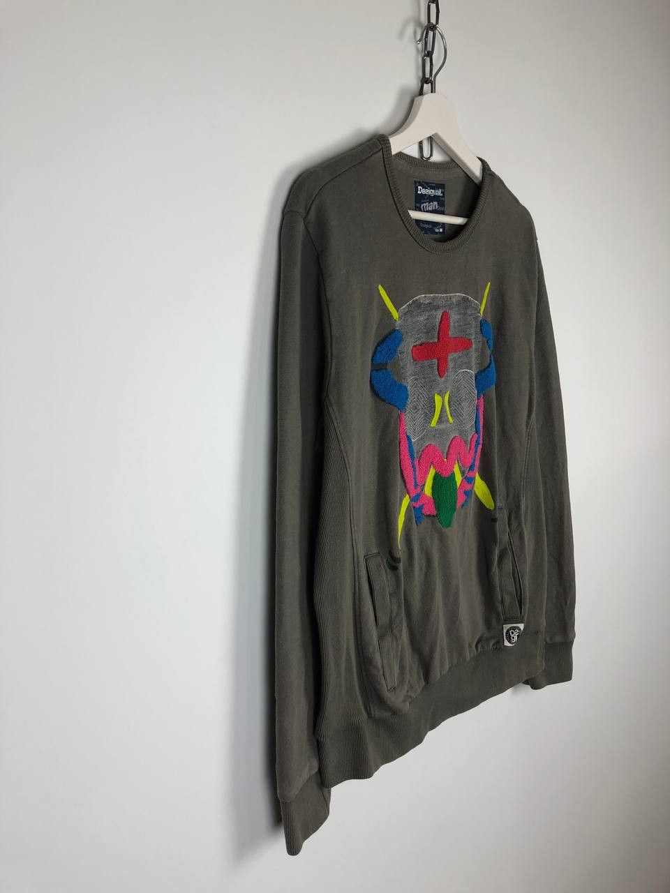 Desigual Desigual Sweasthirt Sweat Towel Mask Gray size M Size US M / EU 48-50 / 2 - 5 Thumbnail
