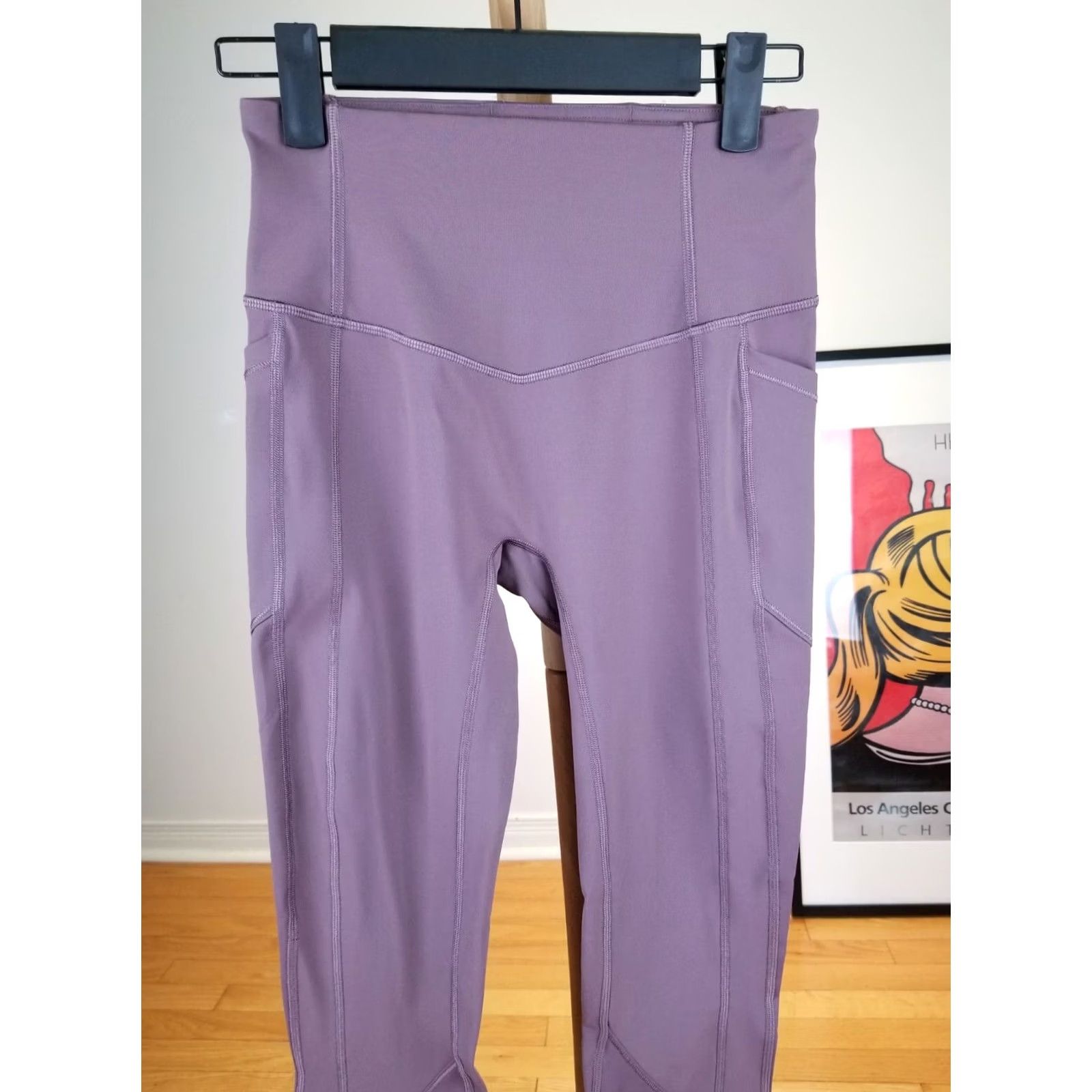 Lululemon LULULEMON Purple Yoga Leggins Pants Women's 4 Leggings Skinny Ankle Inseam 23 in 31 in 22 in Waist Regular Size Type: 4 Purple Yoga Pants Womens Size 27" / US 4 / IT 40 - 2 Thumbnail