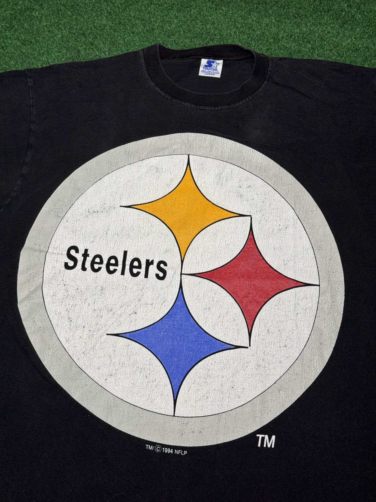 Starter Vintage 90s Pittsburgh Steelers RARE INSANE Starter T Shirt Size US L / EU 52-54 / 3 - 2 Thumbnail