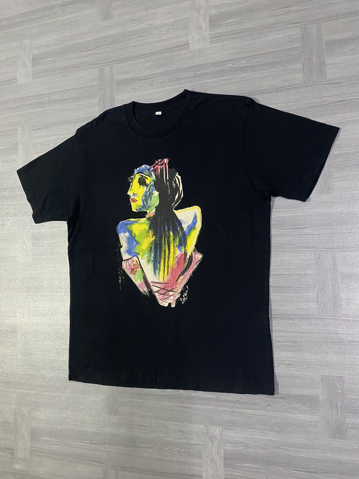 Japanese Brand Vintage Lan Skins Art Japanese Tee Size US L / EU 52-54 / 3 - 2 Thumbnail
