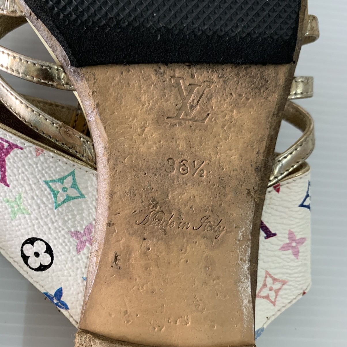 Louis Vuitton Louis Vuitton Multicolor Sandals Shoes Size US 6.5 / IT 36.5 - 9 Thumbnail