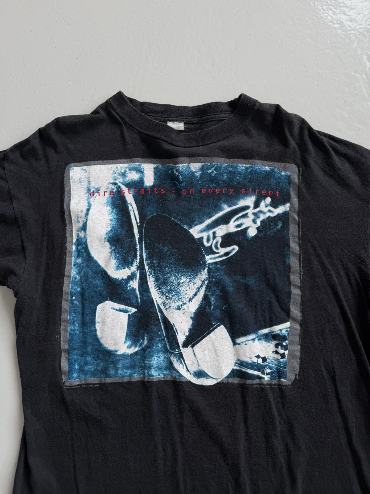 Vintage Vintage 1992 Dire Straits on every street tour tee Size US XL / EU 56 / 4 - 3 Thumbnail