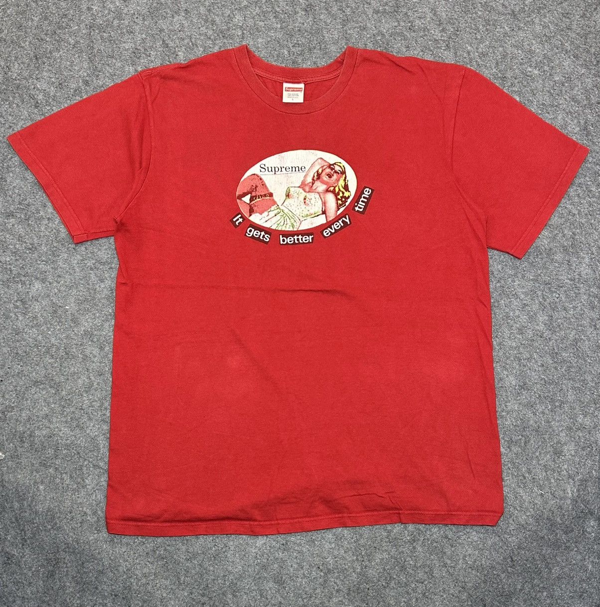 Supreme Supreme It Gets Better Every Time T-shirt. Size US L / EU 52-54 / 3 - 1 Thumbnail