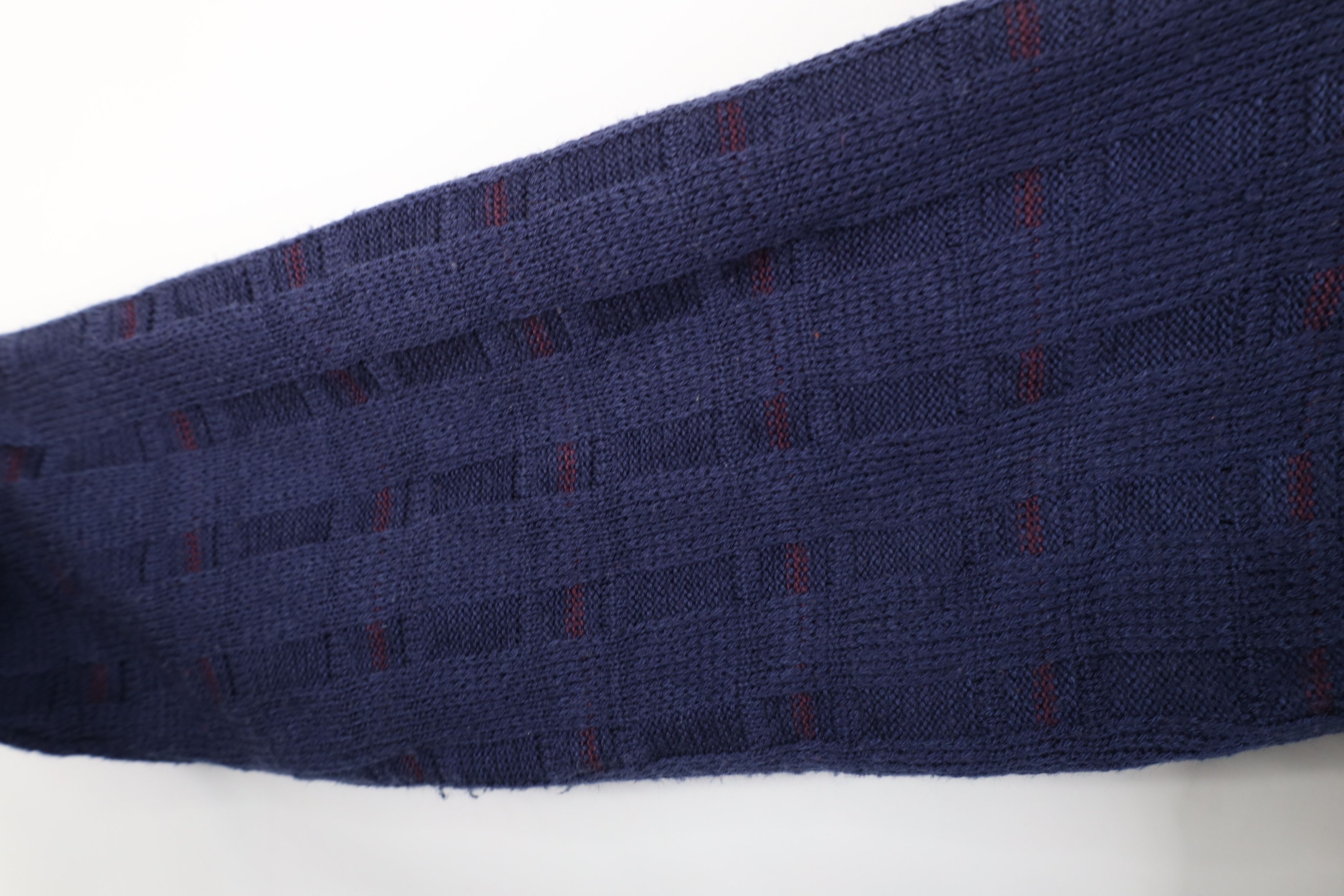 Vintage Vintage 90s Streetwear Geometric Knit Cardigan Sweater Size US XL / EU 56 / 4 - 6 Thumbnail