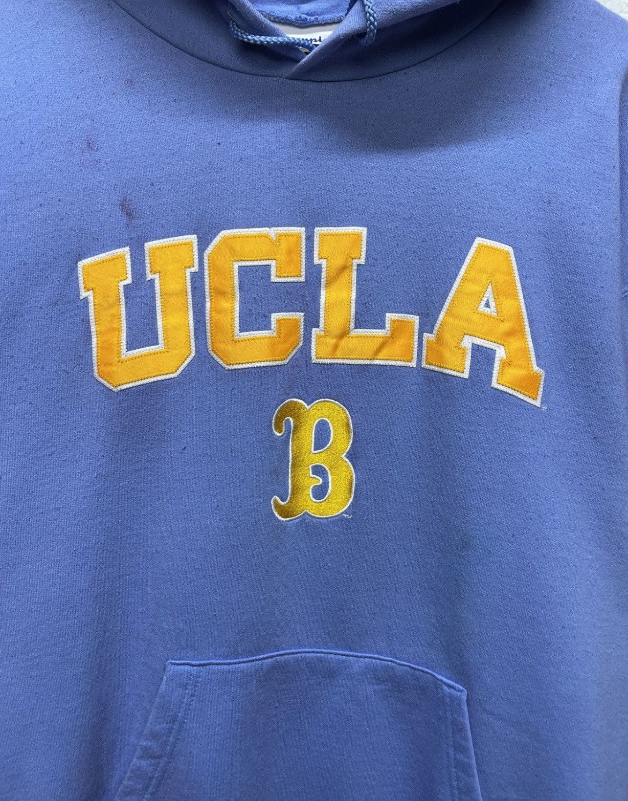 Russell Athletic Vintage 90s Champion UCLA University Boxy Fit Hoodie Size US XL / EU 56 / 4 - 6 Thumbnail