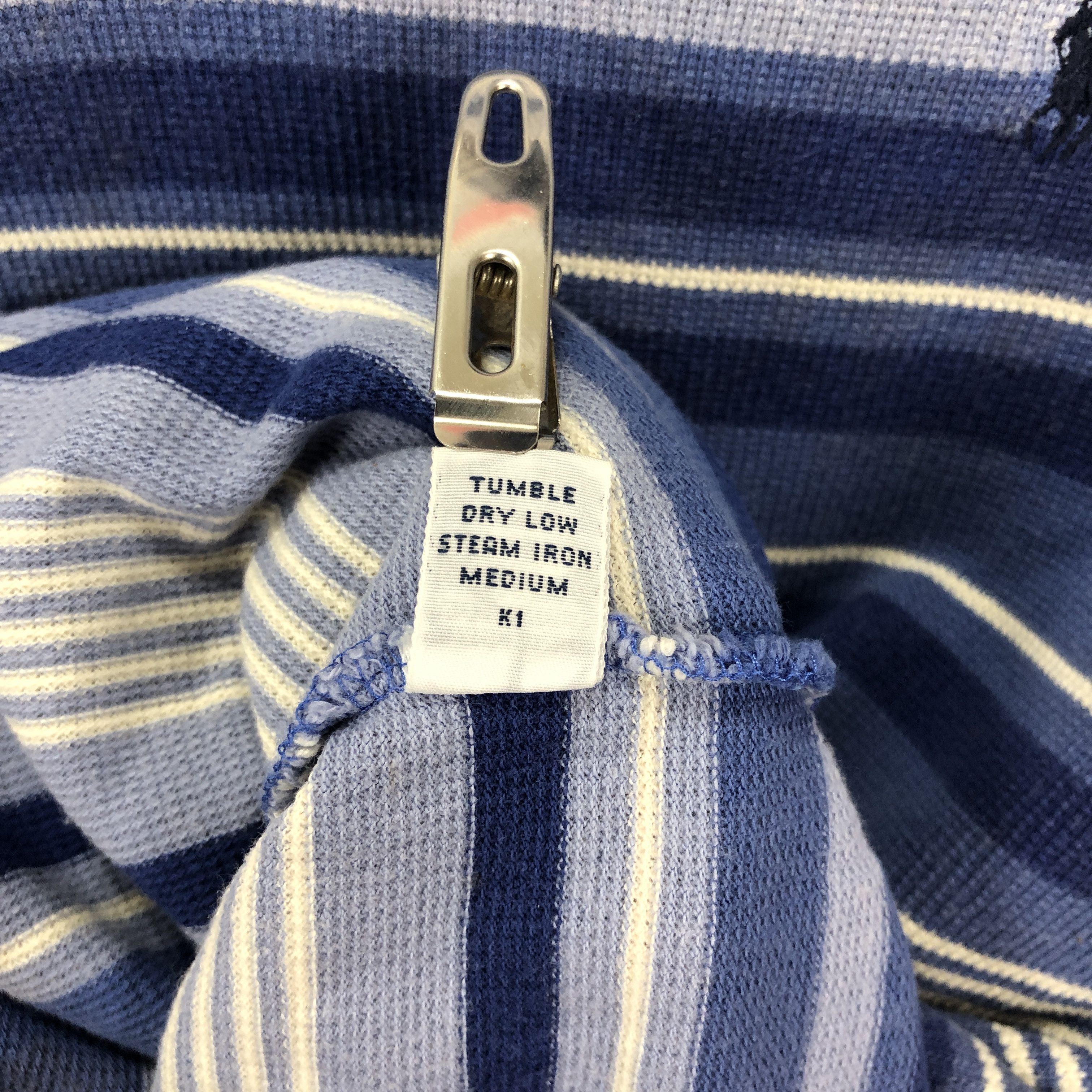 Polo Ralph Lauren 90s Vintage POLO RALPH LAUREN Stripe T Shirt #1529/AZ Size US S / EU 44-46 / 1 - 13 Thumbnail