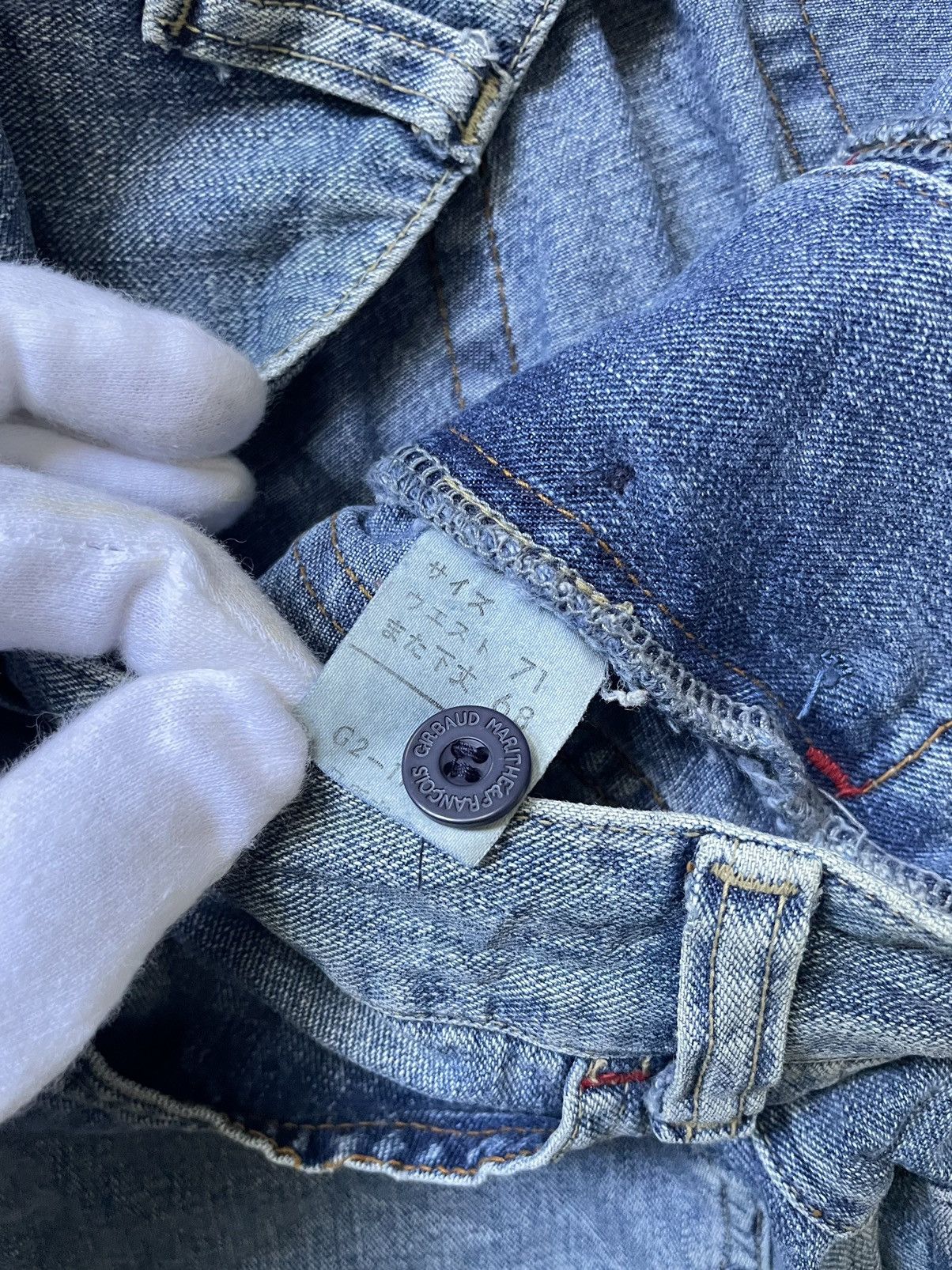 Marithe + Francois Girbaud Vintage 90s Marithe Francois Girbaud Distressed Baggy Jeans Size US 30 / EU 46 - 10 Thumbnail
