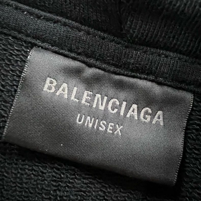 Balenciaga Balenciaga Graffiti double b to make old hoodies Size US M / EU 48-50 / 2 - 2 Thumbnail