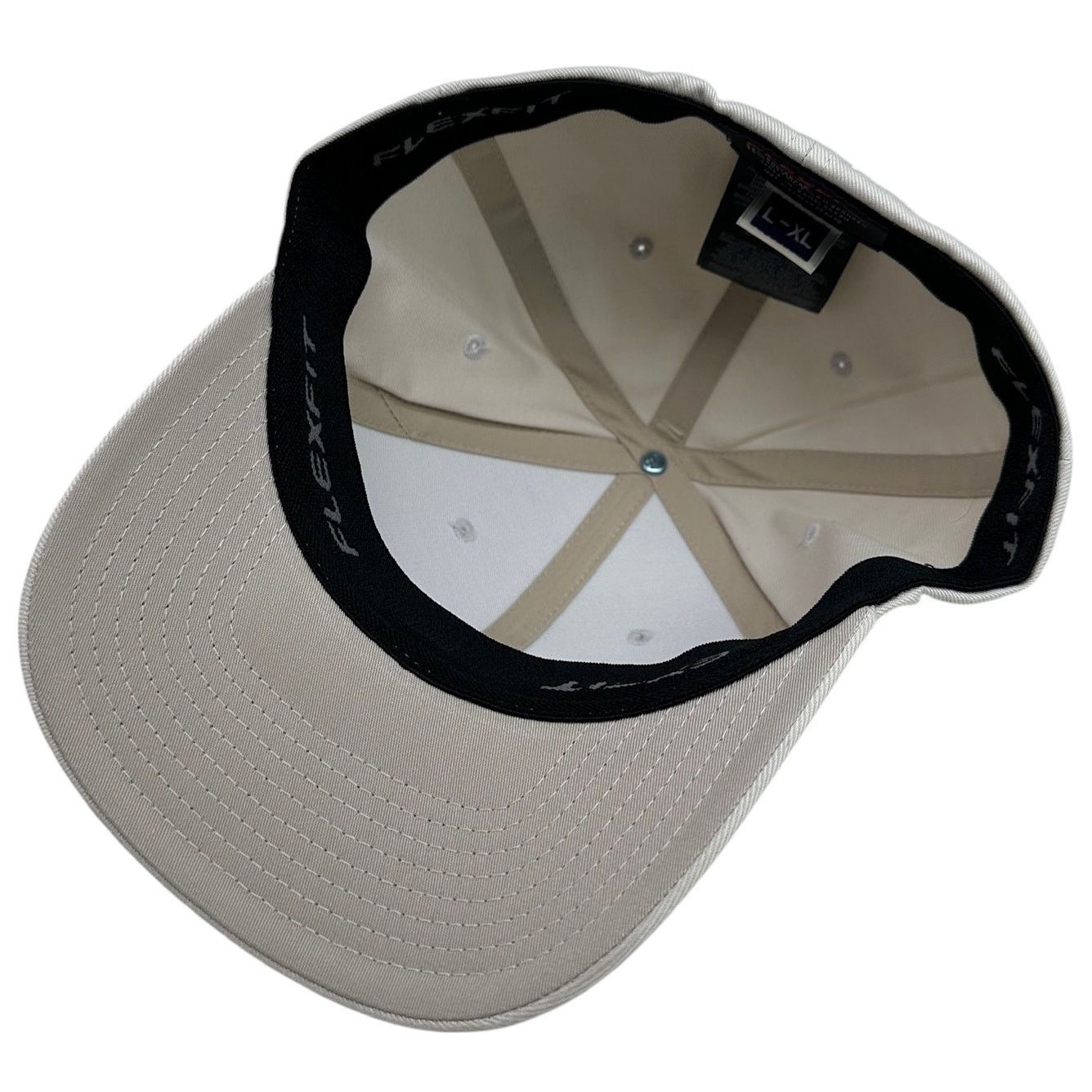 Hurley Hurley Men's One and Only Flexfit Hat Cap in L/XL Light Bone Size ONE SIZE - 4 Thumbnail