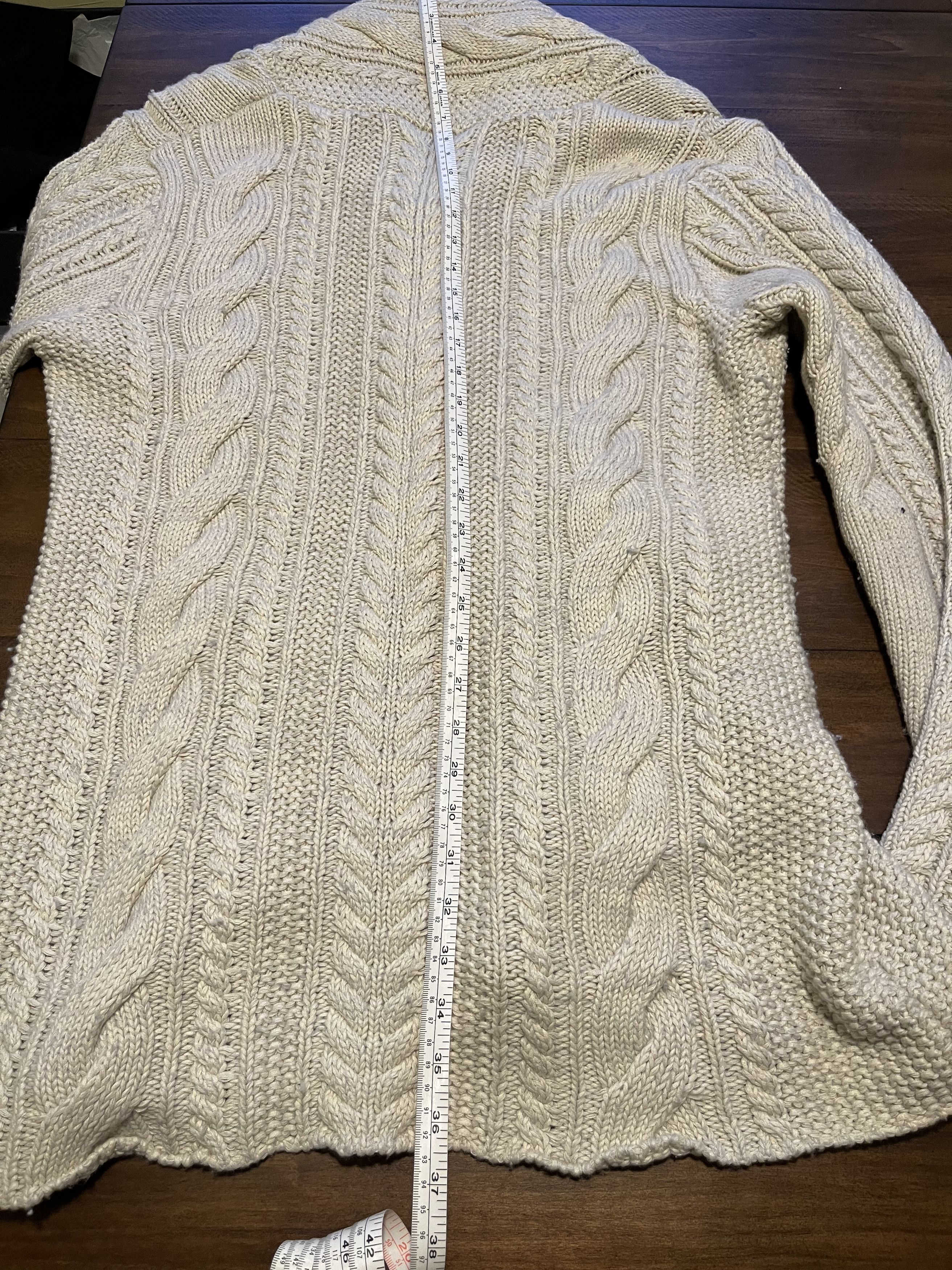 RIPVANWINKLE Alan Carde Off White Cotton-Wool Cardigan (japanese size 5) Size US XL / EU 56 / 4 - 15 Thumbnail