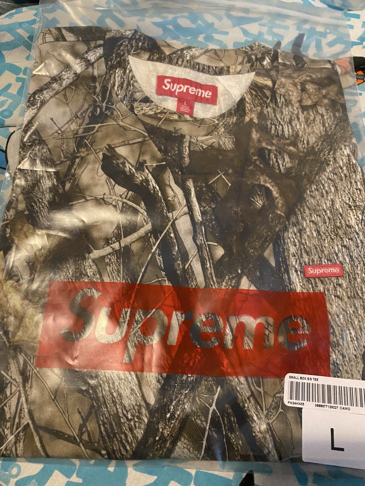 Supreme Supreme Small Box Tee FW24 TrueTimber HTC Fall Camo Sz Large Size US L / EU 52-54 / 3 - 4 Thumbnail